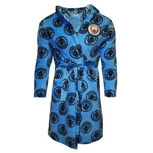 Manchester City FC Boys Bathrobe / Blue